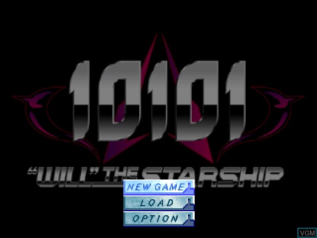 Image du menu du jeu 10101 - "Will" the Starship sur Sony Playstation